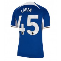Fotbalové Dres Chelsea Romeo Lavia #45 Domácí 2023-24 Krátký Rukáv